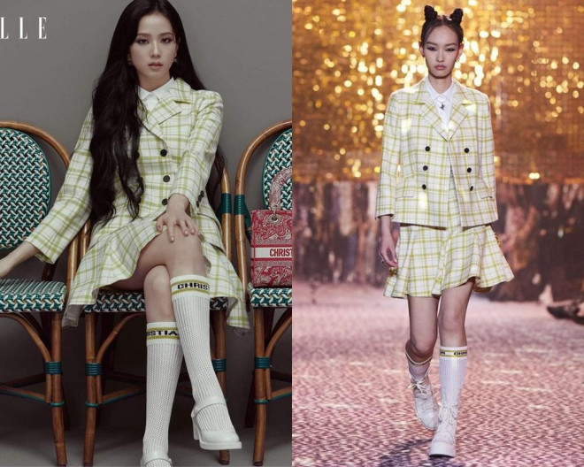 Diện trang phục Dior được lấy cảm hứng từ chính mình, Jisoo có đẹp hơn người mẫu? - 7