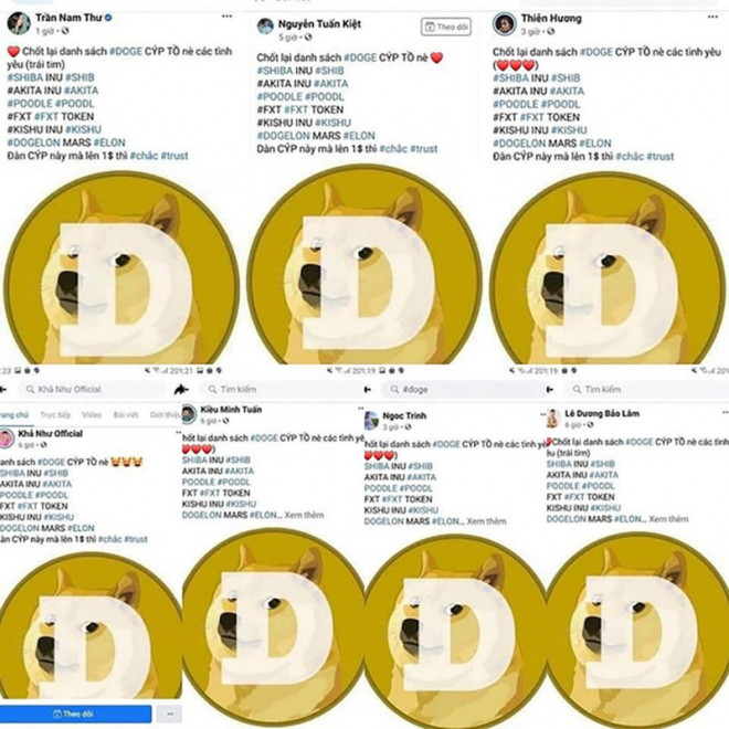 Người nổi tiếng tung hứng tiền ảo