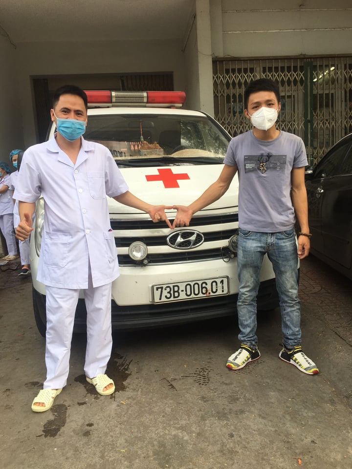 Chàng trai lái xe cứu thương xuyên đêm từ Quảng Bình tới Bắc Giang, tình nguyện hỗ trợ chống dịch - 2