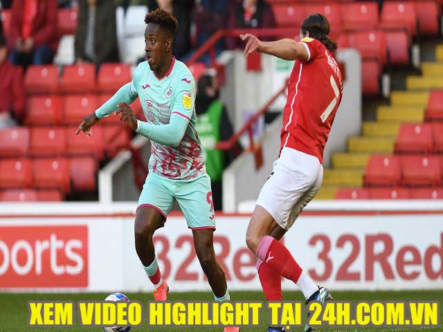 Bóng đá - Video Swansea - Barnsley: Sức ép kinh hoàng, vỡ òa vé "chung kết"