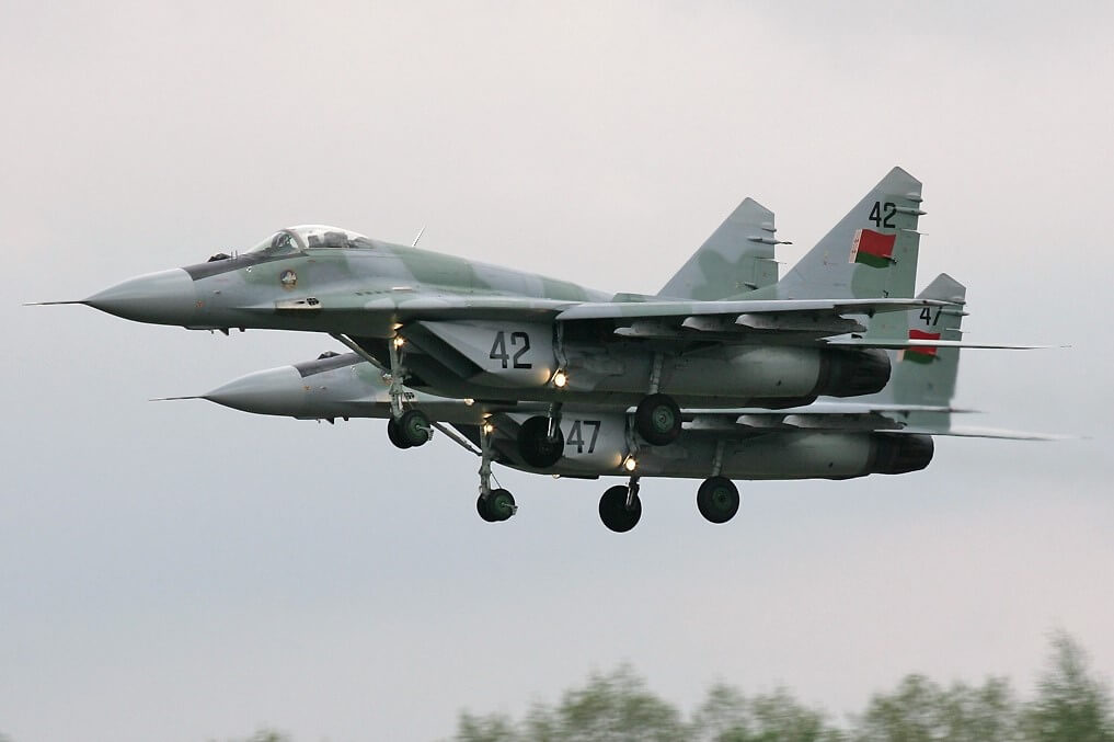 Chiến đấu cơ MiG-29 của Belarus.