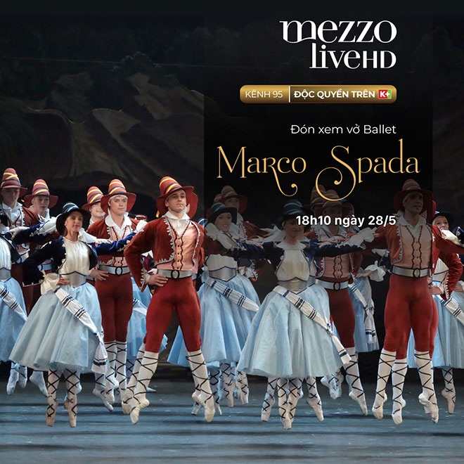 Vở Marco Spada gây dấu ấn mạnh mẽ với những vũ điệu thanh lịch và đầy kĩ thuật