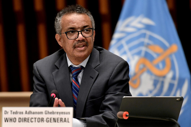Tổng giám đốc Tổ chức Y tế Thế giới (WHO) Tedros Adhanom Ghebreyesus. Ảnh: Reuters
