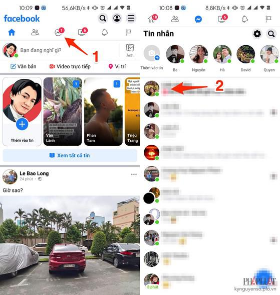 Gửi hình ảnh chất lượng cao bằng Facebook Lite. Ảnh: MINH HOÀNG