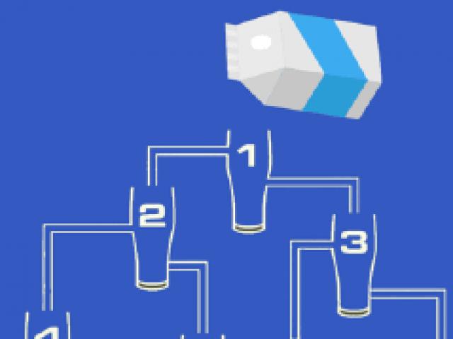 Giáo dục - du học - Bạn có nhìn ra cốc nào đầy sữa trước tiên?