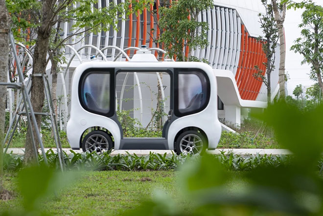 Xe tự hành cấp độ 4 – một trong những sản phẩm công nghệ cao của Tập đoàn Phenikaa, với sự tham gia của các giảng viên và sinh viên Phenikaa Uni