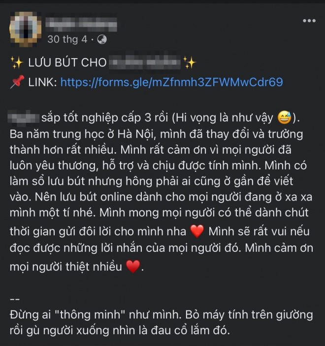 Teen cuối cấp sáng tạo nhiều loại lưu bút online “chuẩn Gen Z”: Có ảnh, có file có cả clip - 3