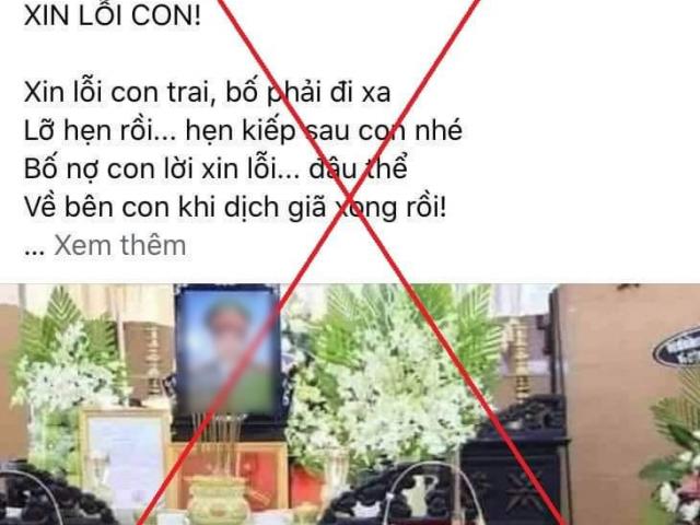 Tin tức trong ngày - Bác bỏ thông tin Thiếu tá công an tử vong khi tham gia chống dịch tại Bắc Giang