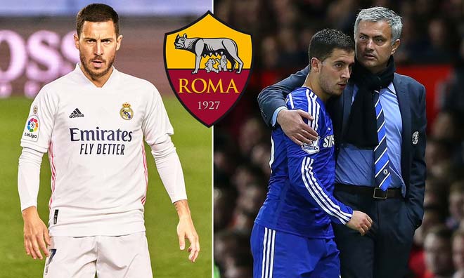 Mourinho muốn tái hợp Hazard tại AS Roma