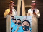 Bóng đá - &quot;Hoàng tử&quot; Đức Huy, Xuân Trường và ảnh độc trên máy bay của dàn SAO ĐT Việt Nam đi UAE