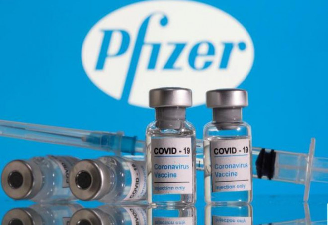 Vắc-xin ngừa Covid-19 của Pfizer- Ảnh: Reuters.