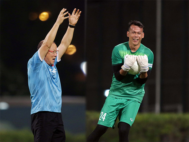 Bóng đá - HLV Park Hang Seo "soi" Tấn Trường khi thủ môn Văn Lâm chưa sang UAE
