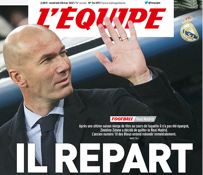 Báo Pháp hé lộ động thái mới nhất của Zidane, rời Real vì lý do này - 3