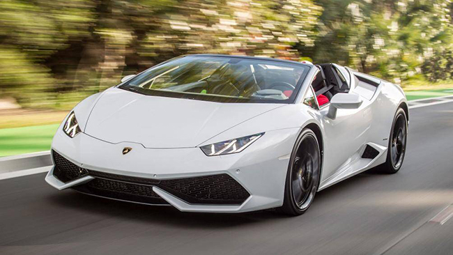 8. Lamborghini Huracan LP 610-4 Spyder
