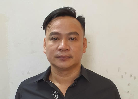 Nguyễn Trung Ngọc tại cơ quan công an