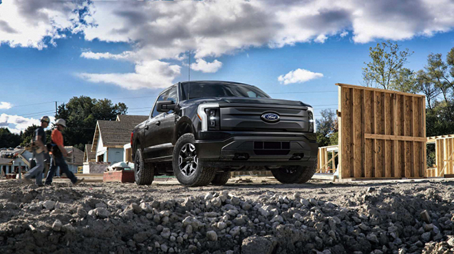 Cận cảnh phiên bản tiêu chuẩn của dòng xe bán tải điện F-150 LIghtning - 1