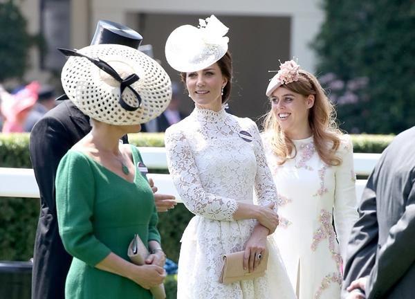 Một số thành viên nữ của Hoàng gia Anh (Sophie, Kate, Beatrice). Ảnh: Getty Images.
