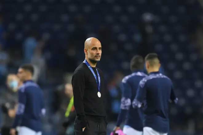 Pep Guardiola và Man City cay đắng nhận chức á quân Champions League mùa này sau thất bại trước Chelsea