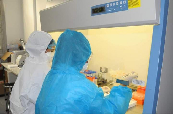 Phòng xét nghiệm RT-PCR đặt tại Bệnh viện Sản-Nhi Bắc Giang đã đạt công suất 700 mẫu đơn/ngày.