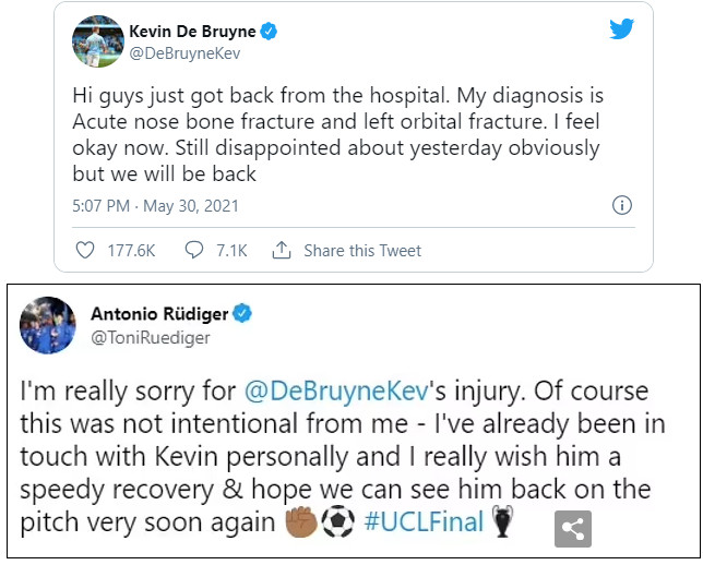 HLV ĐT Bỉ giận dữ vì De Bruyne chấn thương nặng, “thủ phạm” Rudiger lên tiếng - 3