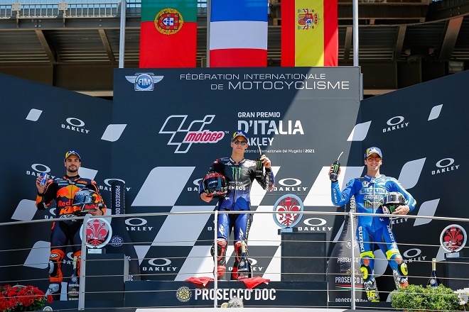 Podium MotoGP tại Mugello 2021