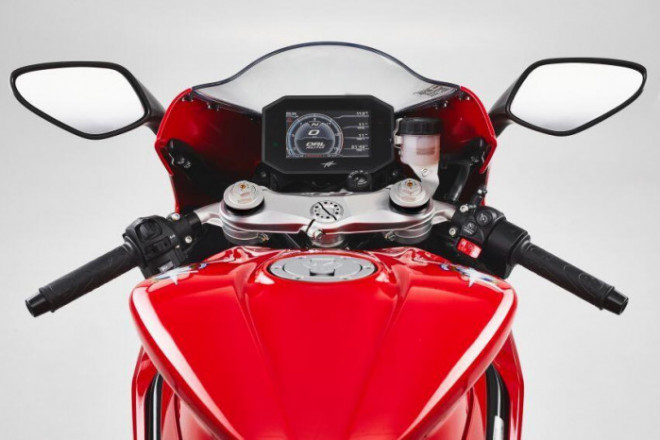 Ra mắt mô tô thể thao MV Agusta F3 Rosso 2021 với áo choàng đỏ rực - 3