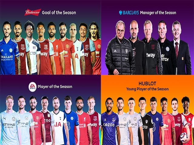 Bóng đá - MU, Man City áp đảo đề cử giải thưởng Ngoại hạng Anh mùa 2020/21