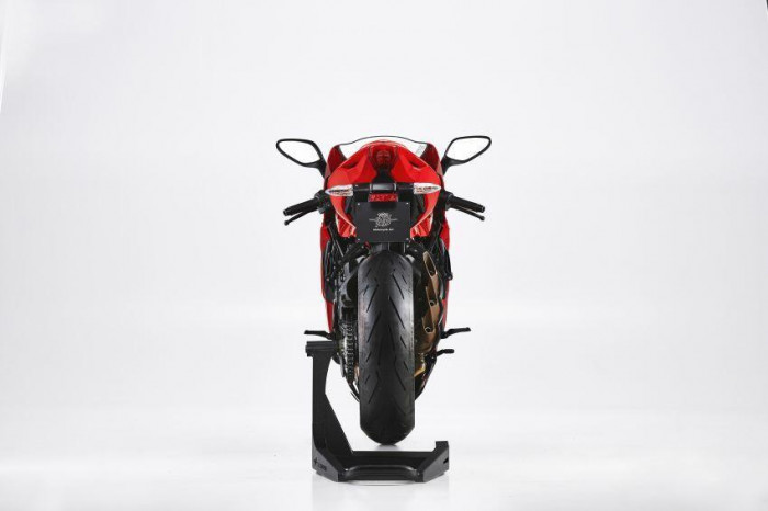 Ra mắt mô tô thể thao MV Agusta F3 Rosso 2021 với áo choàng đỏ rực - 8
