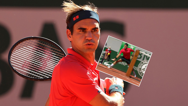 Federer có cú đánh được huyền thoại khen hết lời ở vòng 1 Roland Garros 2021