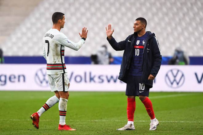 Ronaldo và đàn em Mbappe sẽ lại có dịp đối đầu nhau ở EURO 2021 sau khi họ từng đọ sức ở UEFA Nations League