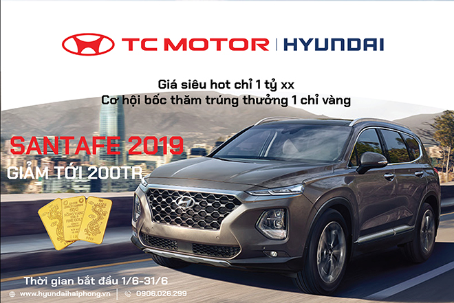 SantaFe 2019 – Lựa chọn lý tưởng với mức giá phải chăng - 1