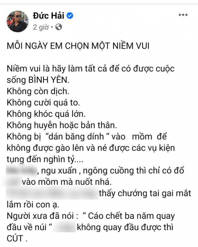 Bị chỉ trích nói tục tĩu, NSƯT Đức Hải lên tiếng kêu oan - 3