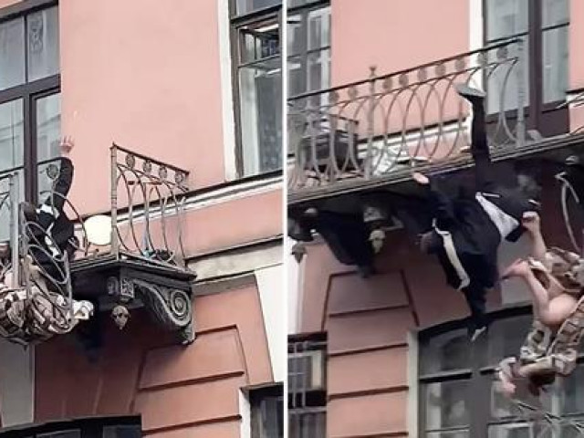 Bạn trẻ - Cuộc sống - Mải cãi nhau, cặp đôi tựa gãy cả ban công, ngã từ độ cao 8 mét