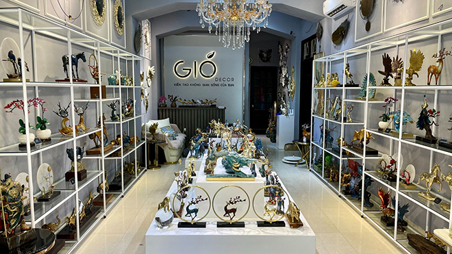 Không gian trưng bày của Gió decor