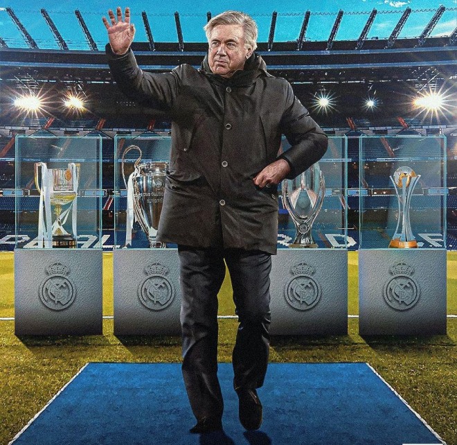 Ancelotti được kỳ vọng gúp Real trở lại đỉnh cao châu Âu