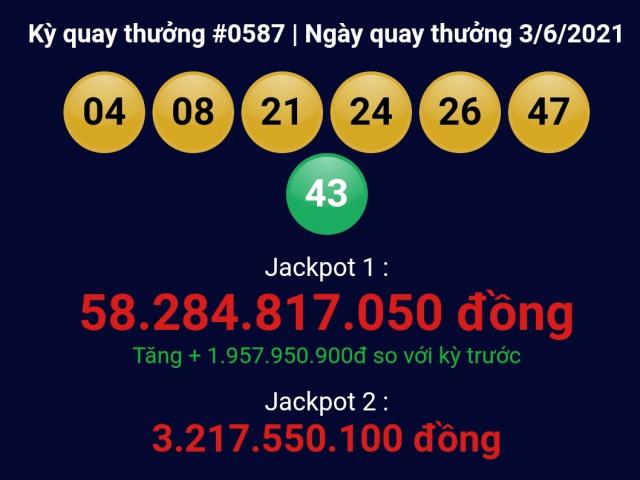 2 Jackpot tổng giá trị hơn 60 tỷ "nổ" cùng 1 kỳ, vé bán ở Hà Nội