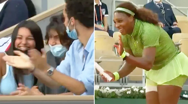 Serena bỗng đáng yêu lạ kỳ tại Roland Garros
