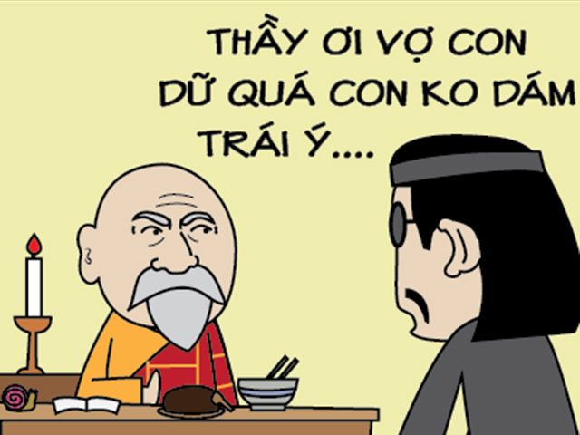 Tranh vui - Diều ngược gió để bay lên, đàn ông ngược ý vợ chỉ có... "bay màu"