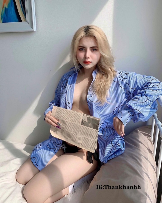 Phan Thị Ngọc Khanh sinh năm 2001 đến từ Bình Dương là hot girl được chú ý trên mạng xã hội Facebook, Instagram. 
