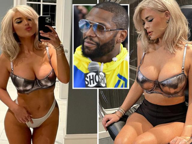 Thể thao - Mayweather mời vũ nữ thoát y khỏi nhà, người đẹp mặc bikini "khiêu khích"