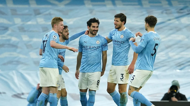 Man City áp đảo trong "Đội hình tiêu biểu" với 6 vị trí