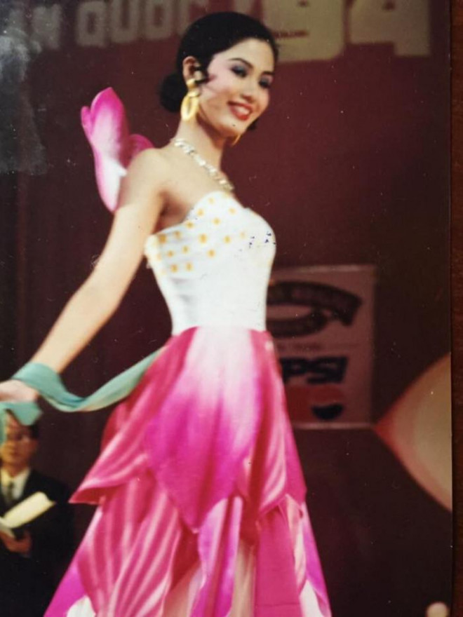 Loạt ảnh hiếm tuyệt sắc của Thu Thuỷ tại Hoa hậu Việt Nam 1994 - 4