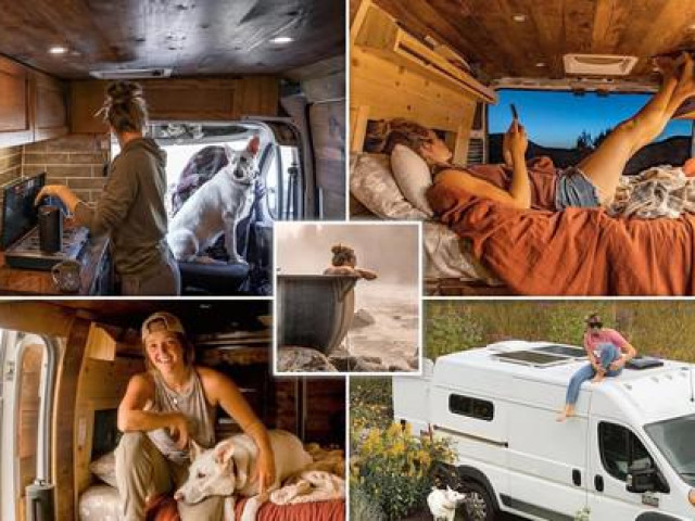 Bạn trẻ - Cuộc sống - Cô gái 9x rong ruổi khắp nơi trên xe tải cùng cún cưng