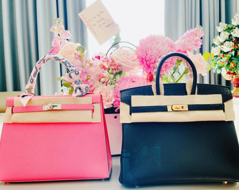 "Ngọc nữ Bolero" Lily Chen sở hữu nhiều dòng túi của Hermes.