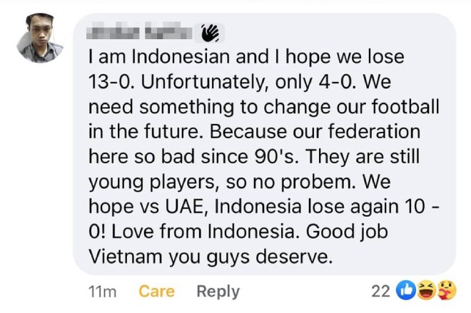 Fan Indonesia chê đội nhà đáng ra thua 0-13, báo chí ngả mũ "Vua Đông Nam Á" ĐT Việt Nam - 3