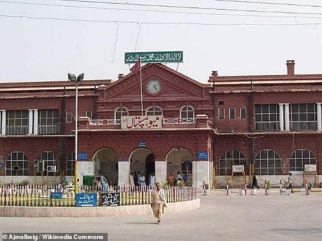 Bệnh viện Mayo ở thành phố Lahore, nơi xảy ra sự việc.