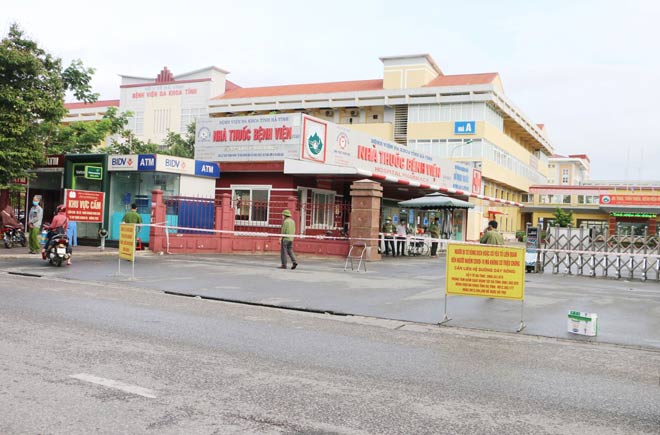 Bệnh viện Đa khoa tỉnh Hà Tĩnh.