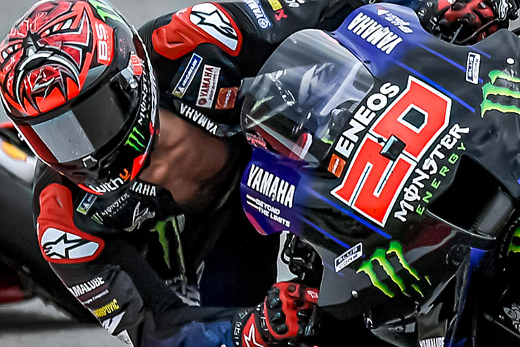 Sự cố mất tấm bảo hộ ngực của Quartararo tại Catalan GP