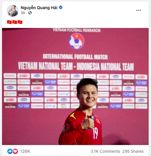 Vũ Văn Thanh lên Facebook: "Bàn thắng hôm nay con muốn dành tặng bố" - 1