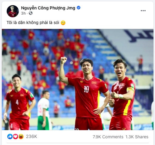 Vũ Văn Thanh lên Facebook: "Bàn thắng hôm nay con muốn dành tặng bố" - 2